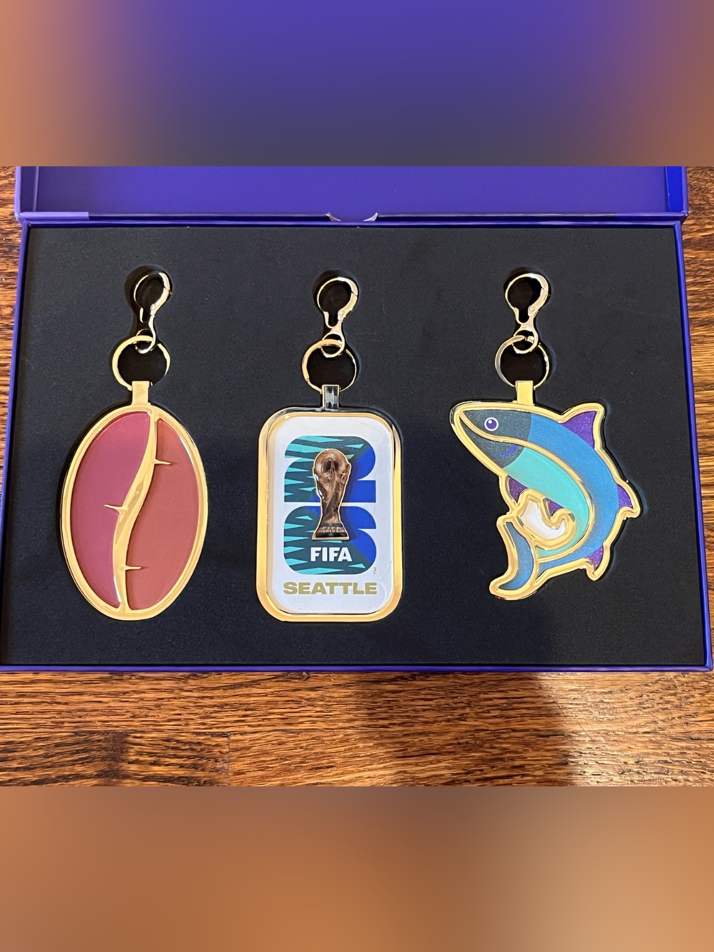 FIFA World Cup 2026 Seattle Keychains Set of 3